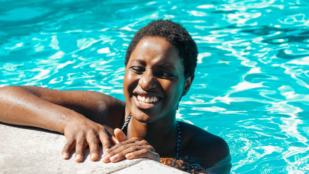 Adult swimming lessons in Kenya