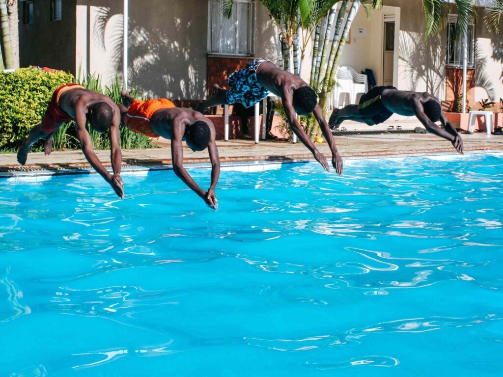 Group Adult Swimming lessons in Kenya