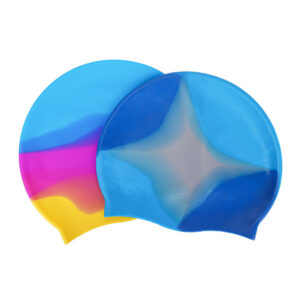 Multi-Coloured Silicone Swimming Cap