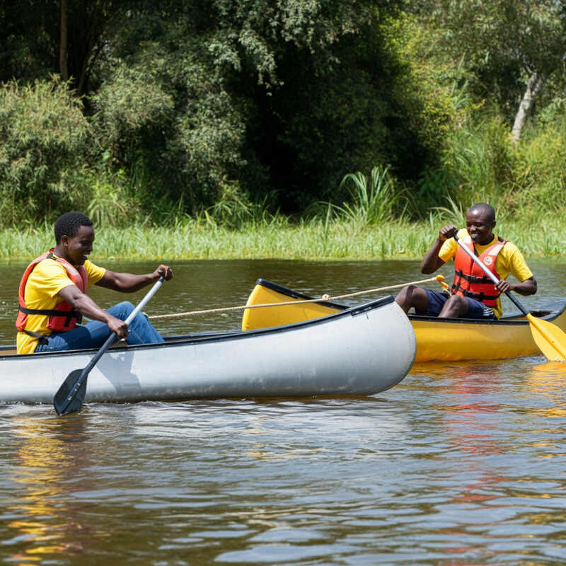 Canoe Tug-of-War, Water activities