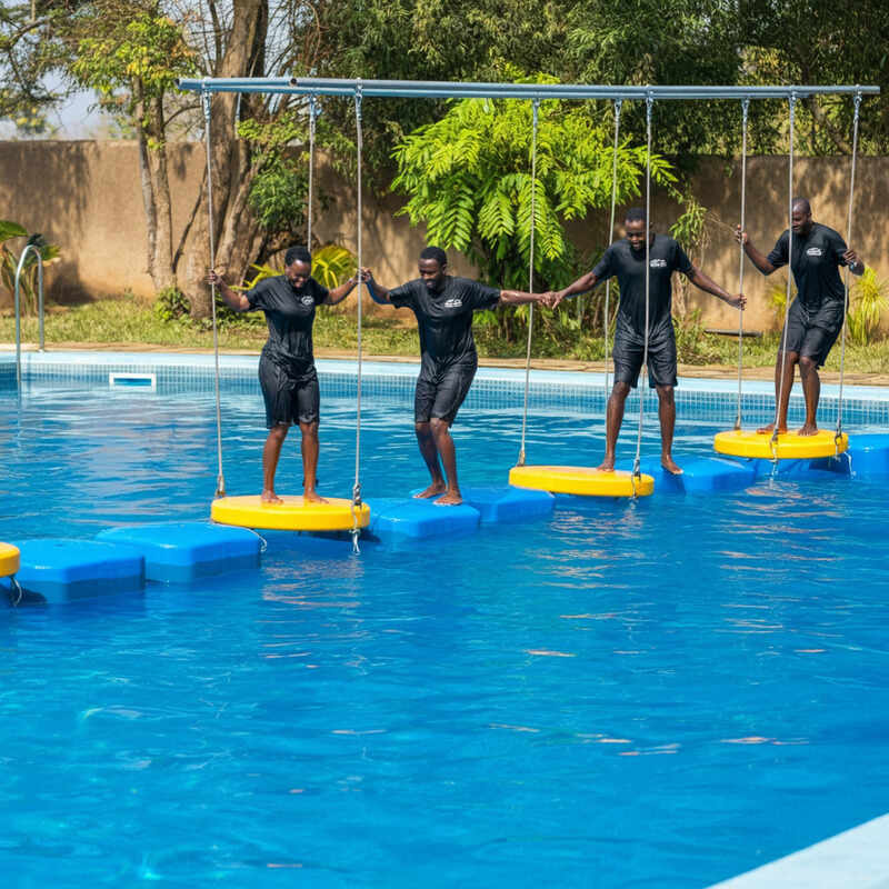 Floating Obstacle Course, water games