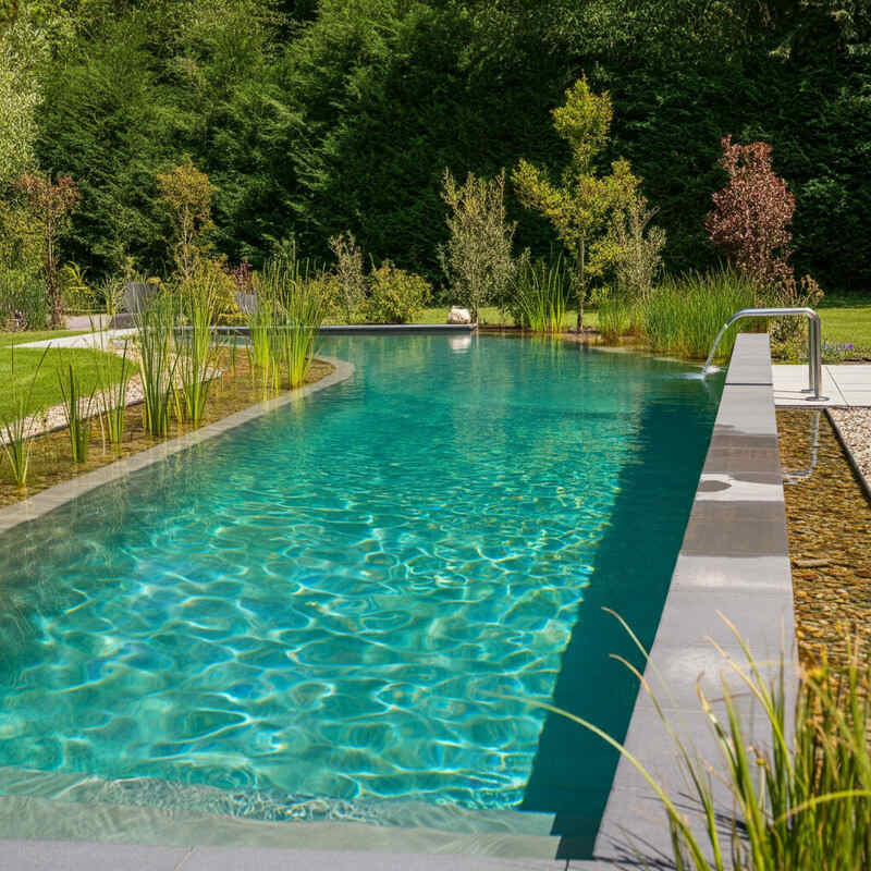 Pool design, natural pool