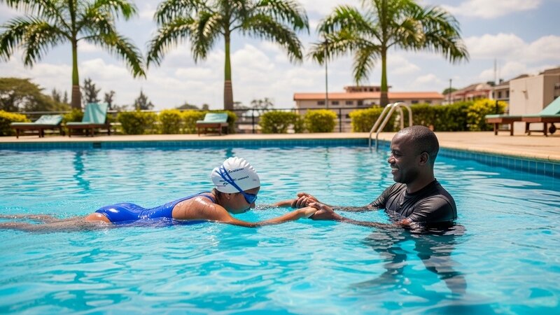 Beginner Swimming Lessons in Kenya